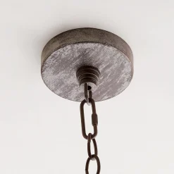 Industrial Farmhouse Ring Chandelier - 8 Light