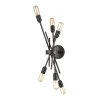 Industrial Gathered Sconce - 6 Light