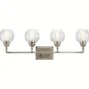 Industrial Historic Globe Vanity Light - 4 Light