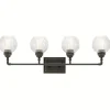 Industrial Historic Globe Vanity Light - 4 Light