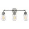 Industrial Minimalism Vanity Light - 3 Light