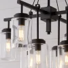 Industrial Oasis Outdoor Chandelier - 8 Light