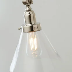 Industrial Triangle Shade Swing Arm