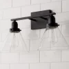 Industrial Triangle Shade Vanity Light - 2 Light