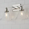 Industrial Triangle Shade Vanity Light - 2 Light