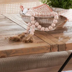 Industrial Wood Plank Dining Table