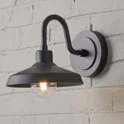 Industry Arced Outdoor Sconce - Small