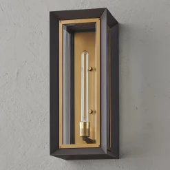 Inverted Rectangle Outdoor Sconce - Large