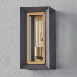 Inverted Rectangle Outdoor Sconce - Small