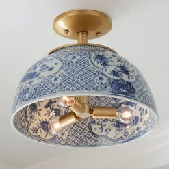 Jackie Trellis Semi-Flush Ceiling Light