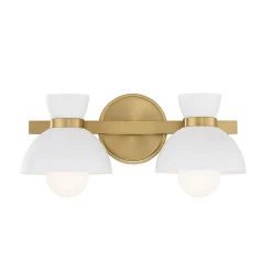 Janet Opaque Vanity Light - 2 Light
