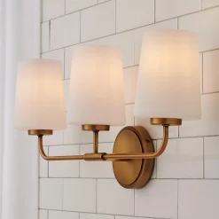 Jeida Opal Glass Vanity Light - 3 Light
