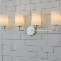 Jeida Opal Glass Vanity Light - 4 Light