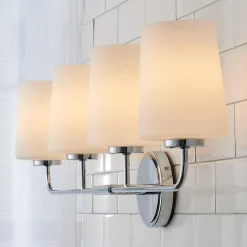 Jeida Opal Glass Vanity Light - 4 Light