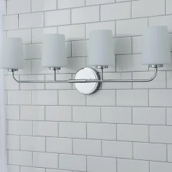 Jeida Opal Glass Vanity Light - 4 Light