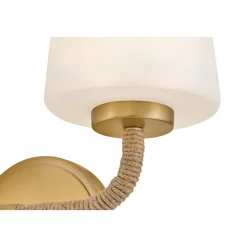 Jeida Rope Wrapped Vanity Light - 2 Light