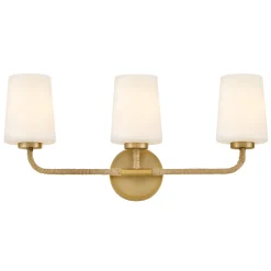 Jeida Rope Wrapped Vanity Light - 3 Light