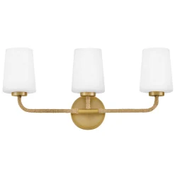 Jeida Rope Wrapped Vanity Light - 3 Light