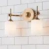 Jerdora Opal Glass Vanity Light - 2 Light