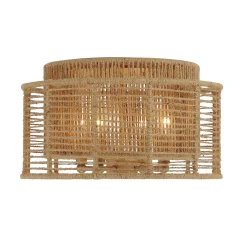 Jute Veil Ceiling Light