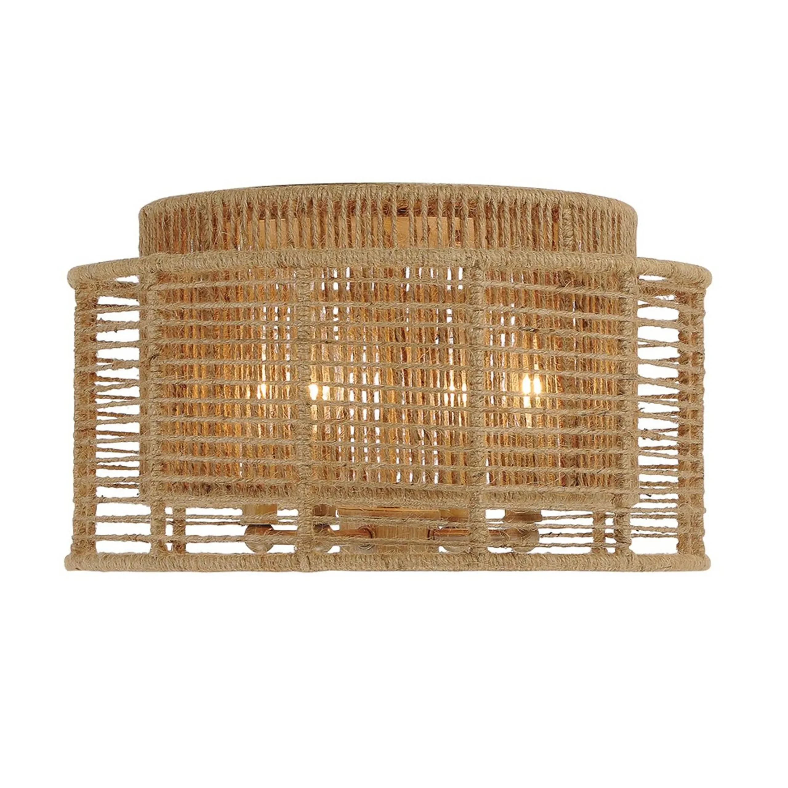 Jute Veil Ceiling Light