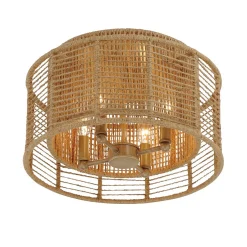 Jute Veil Ceiling Light