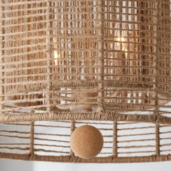 Jute Veil Chandelier - 4 Light