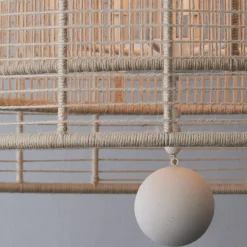 Jute Veil Chandelier - 12 Light