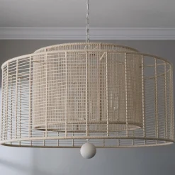 Jute Veil Chandelier - 12 Light