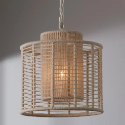 Jute Veil Pendant