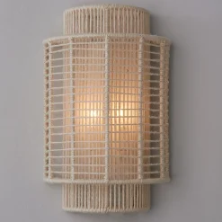 Jute Veil Sconce