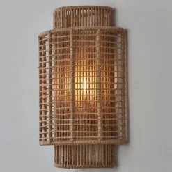 Jute Veil Sconce