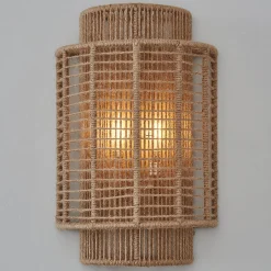 Jute Veil Sconce