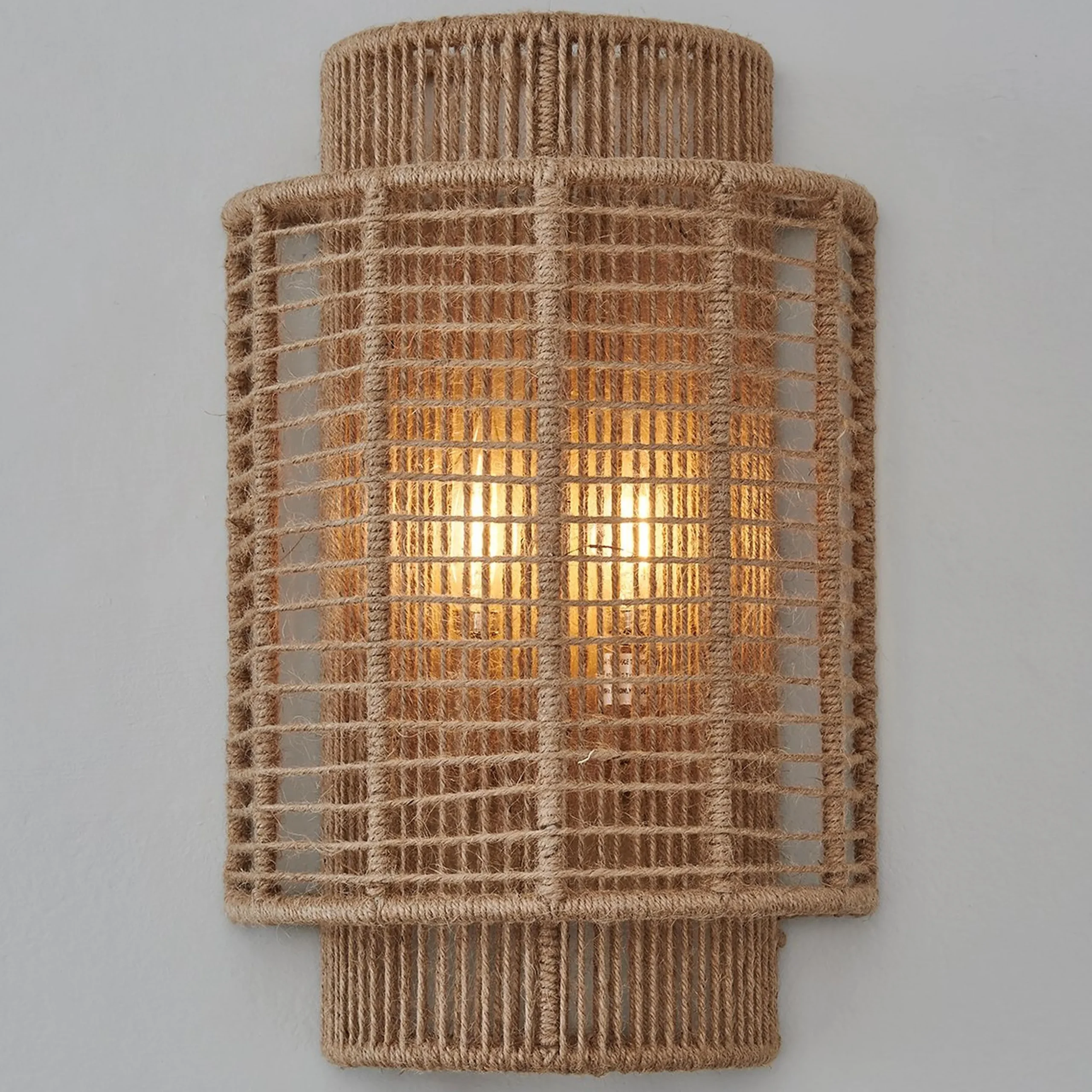 Jute Veil Sconce