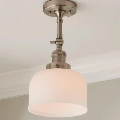 Kelsey Convertible Ceiling Light - Dome Frosted