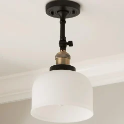 Kelsey Convertible Ceiling Light - Dome Frosted