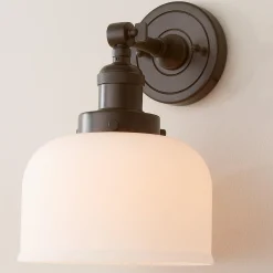 Kelsey Convertible Ceiling Light - Dome Frosted