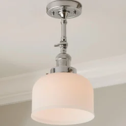 Kelsey Convertible Ceiling Light - Dome Frosted