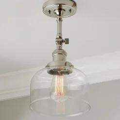 Kelsey Convertible Ceiling Light - Dome Clear