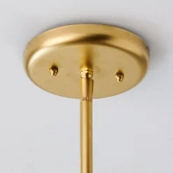 Kota Gold Wire Basket Pendant