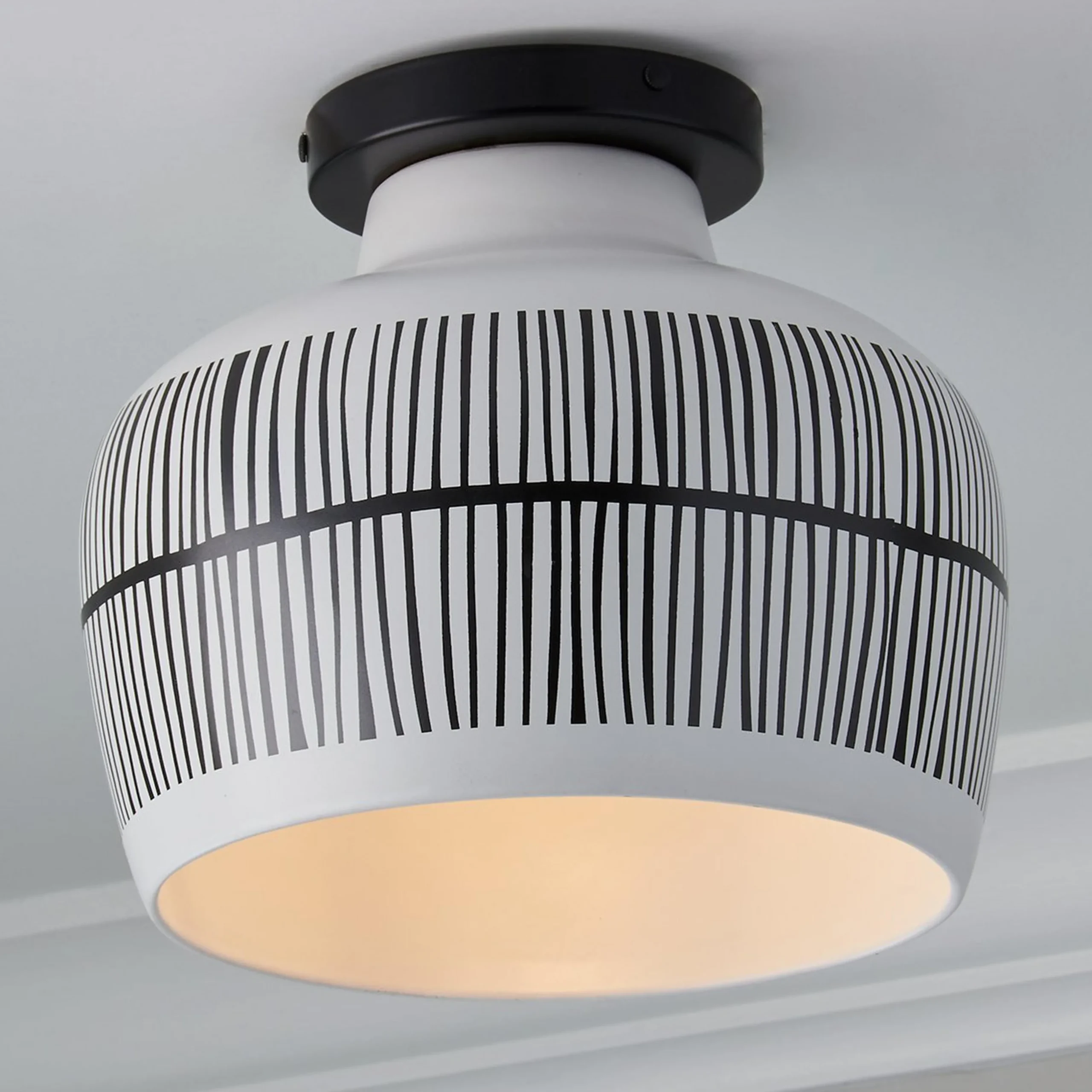 Laminae Semi-Flush Ceiling Light