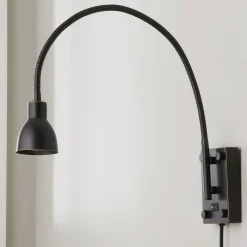 LED Gooseneck Reading Swing Arm Sconce