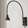 LED Gooseneck Reading Swing Arm Sconce