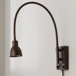 LED Gooseneck Reading Swing Arm Sconce