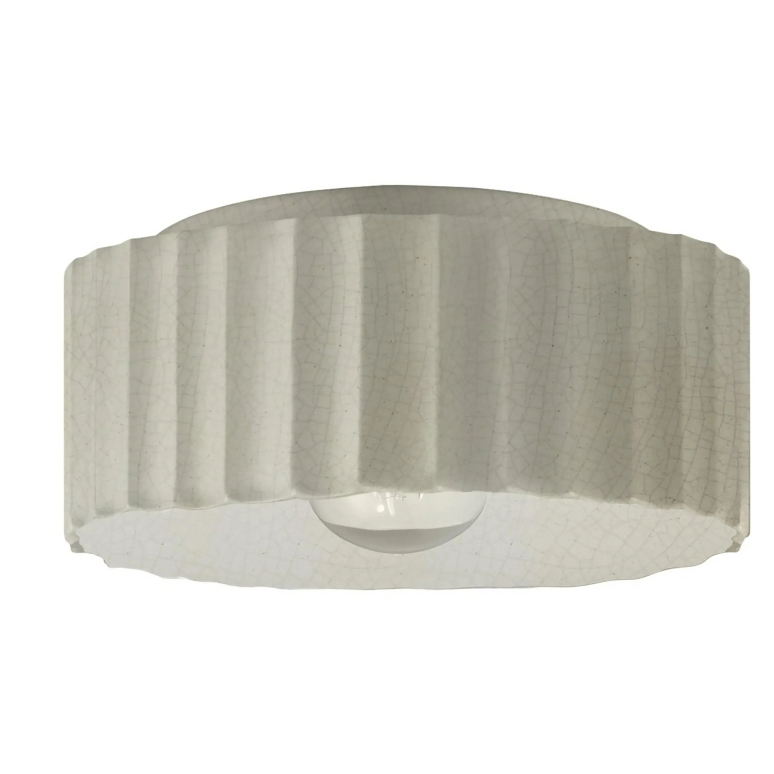 Lemnos Ceramic Ceiling Light - Large - Crackle