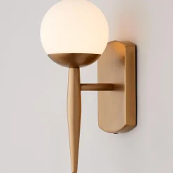 Linear Globe Sconce
