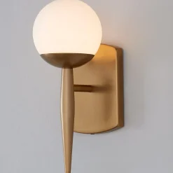Linear Globe Sconce