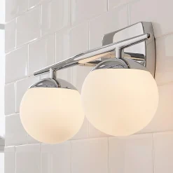 Linear Globe Vanity Light - 2 Light