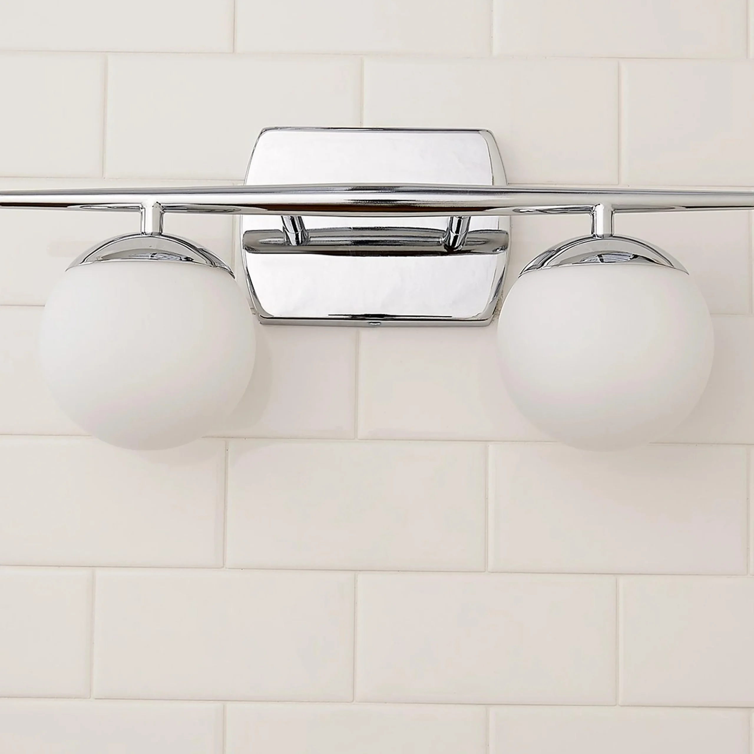 Linear Globe Vanity Light - 2 Light