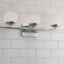 Linear Globe Vanity Light - 3 Light